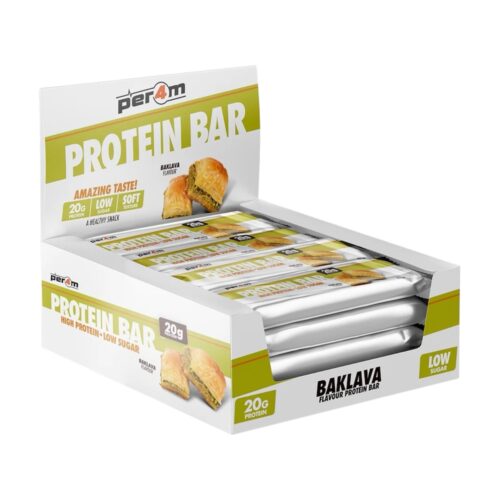 Baklava Protein Bars Box Per4m Nutrition 12x 62g