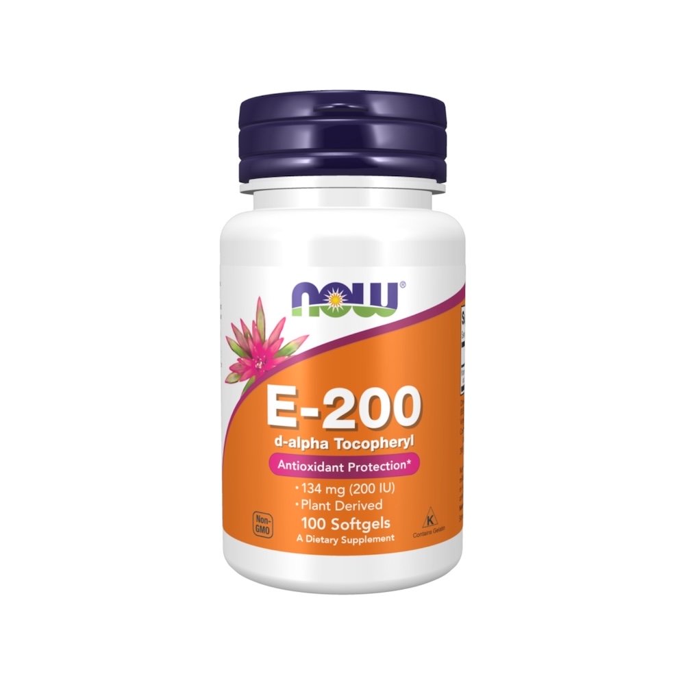 E 200 Vitamin Now Foods 100 Softgels