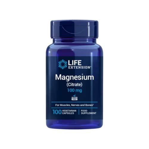 Magnesium Citrate Life Extension 100 Vegeterian Capsules