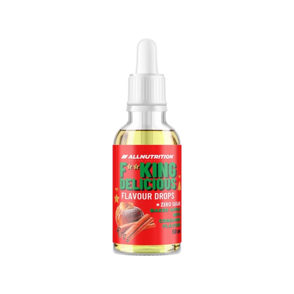Baked Apple With Cinnamon Fitking Delicious Flavour Drops Allnutrition 50ml