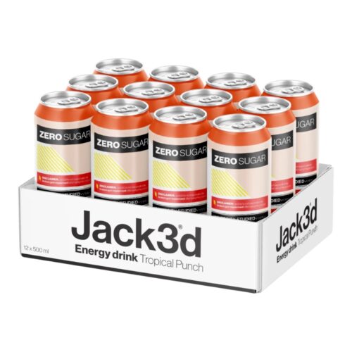 Tropical Punch Jack3d Energy Drink 12x 500ml