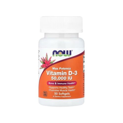 Vitamin D3 50.000iu Now Foods 50 Softgels