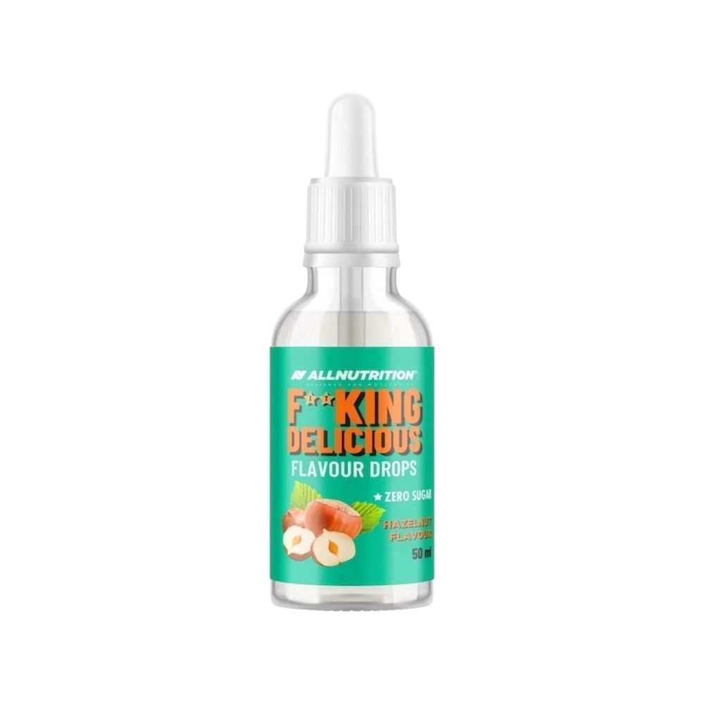 Hazelnut Fitking Delicious Flavour Drops Allnutrition 50ml