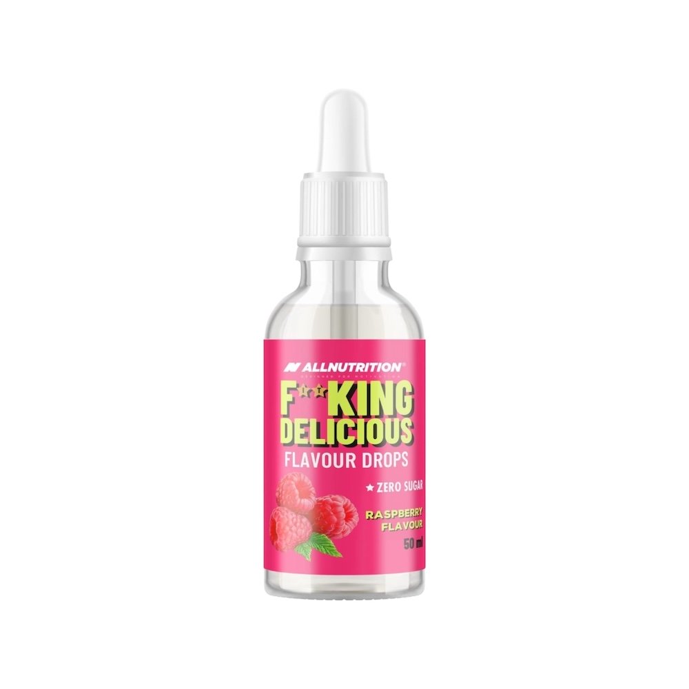 Raspberry Fitking Delicious Flavour Drops Allnutrition 50ml