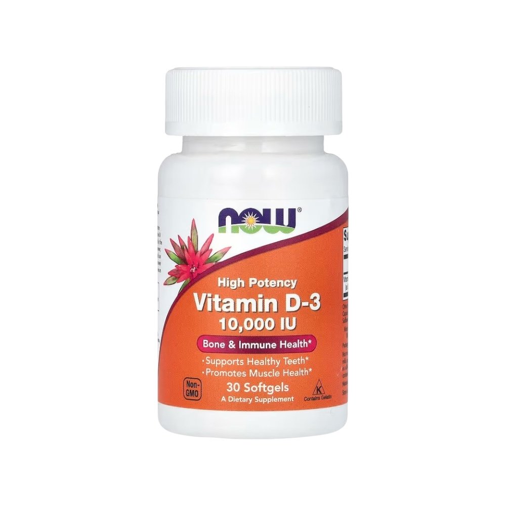 Vitamin D3 10.000iu Now Foods 30 Softgels