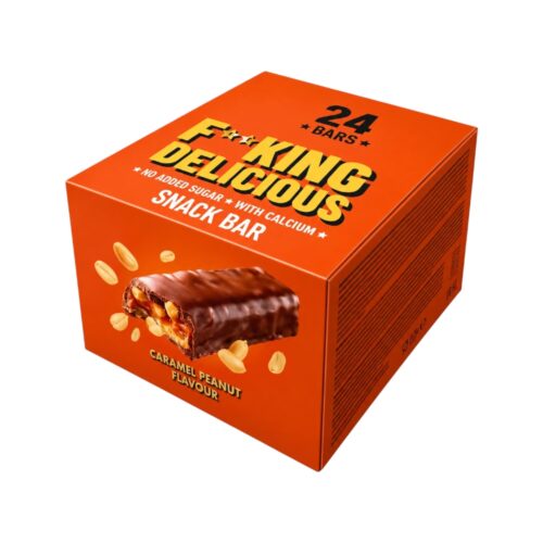 Caramel Peanut Fitking Delicious Allnutrition Snack Bar 12 X 40g