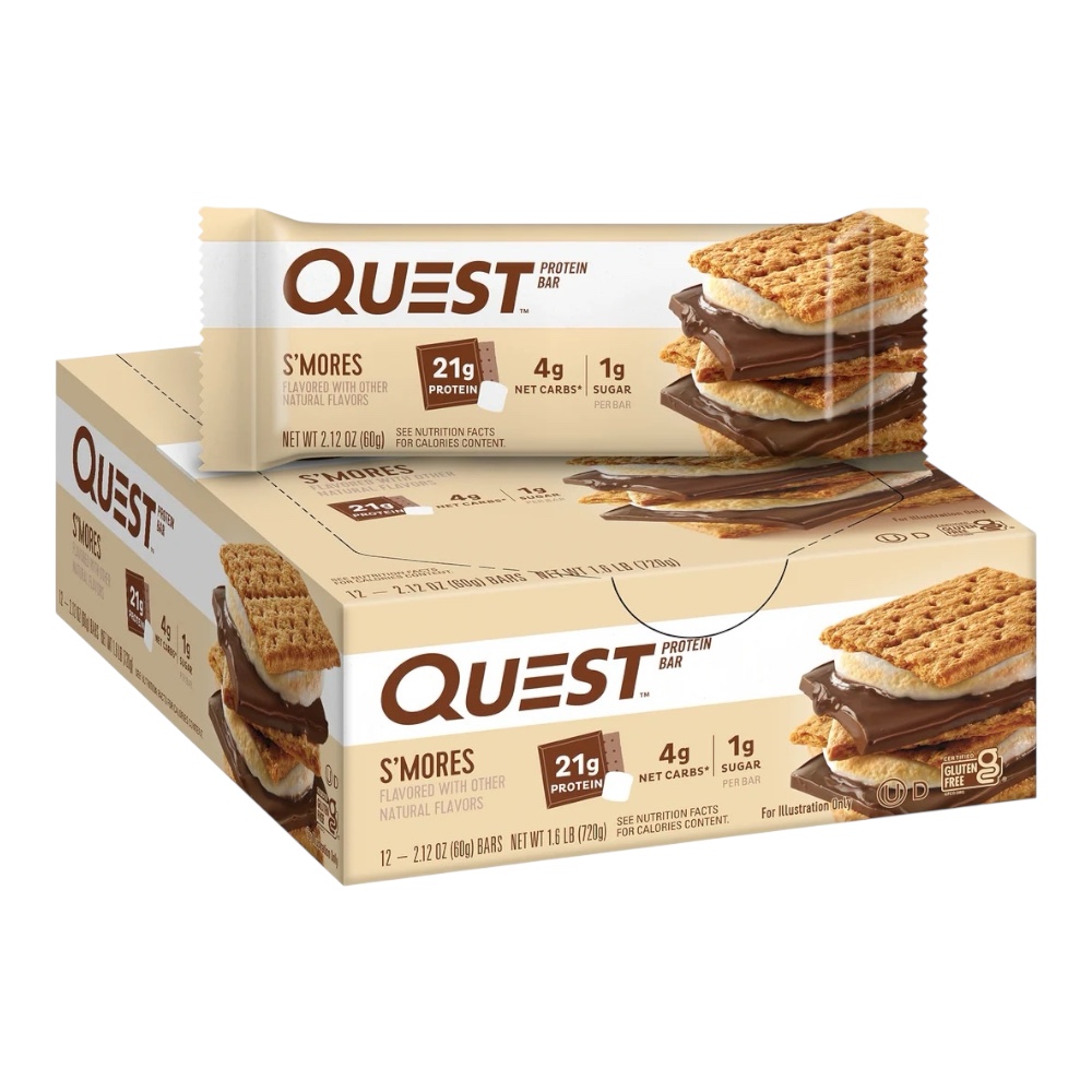 Smores Quest Protein Bar 12x60g