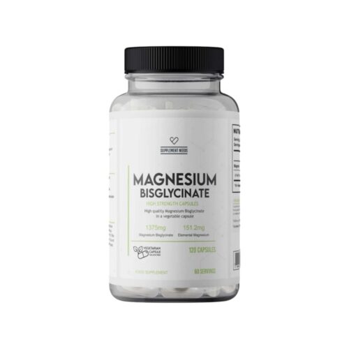 Magnesium Bisglycinate Supplements Needs 120 Vegeterian Capsules