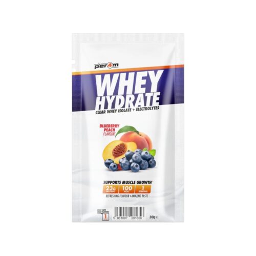 Blueberry Peach Whey Hydrate Clear Whey Isolate Electrolytes Per4m Better 30g