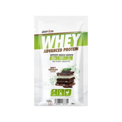 Minty Chocolate Per4m Better Whey Advanced Protein Sachet 30g