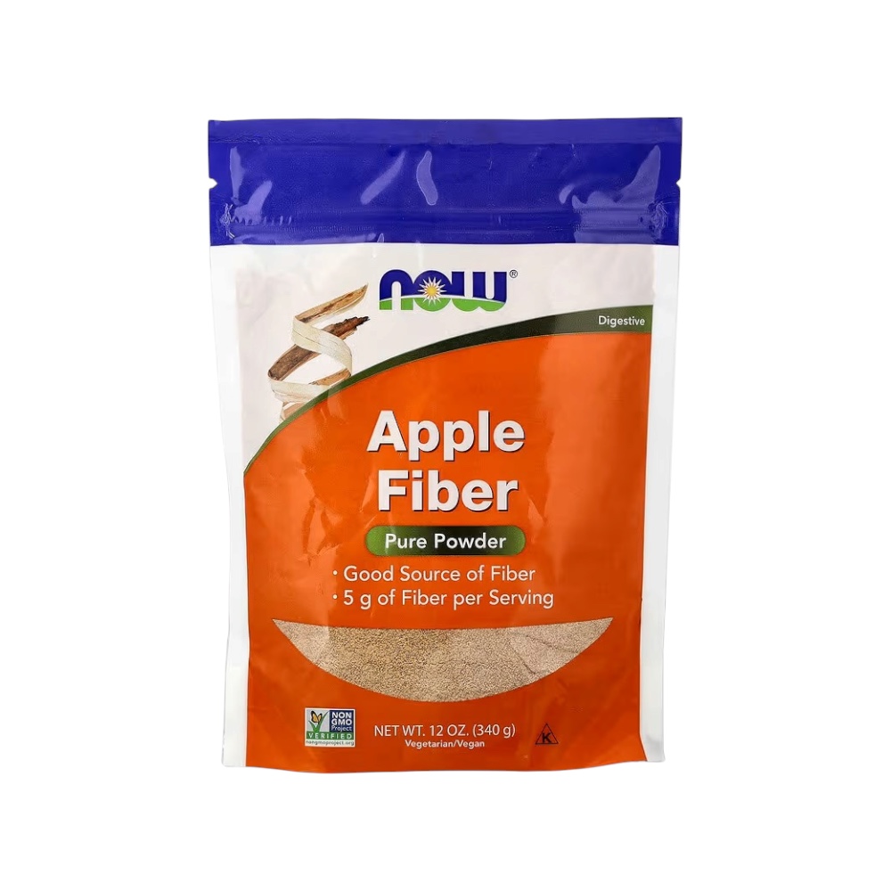 Apple Fiber Pure Powder Now Foods 340g