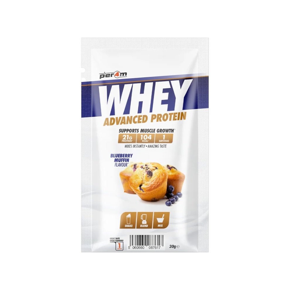 Blueberry Muffin Per4m Better Whey Advanced Protein Sachet 30g