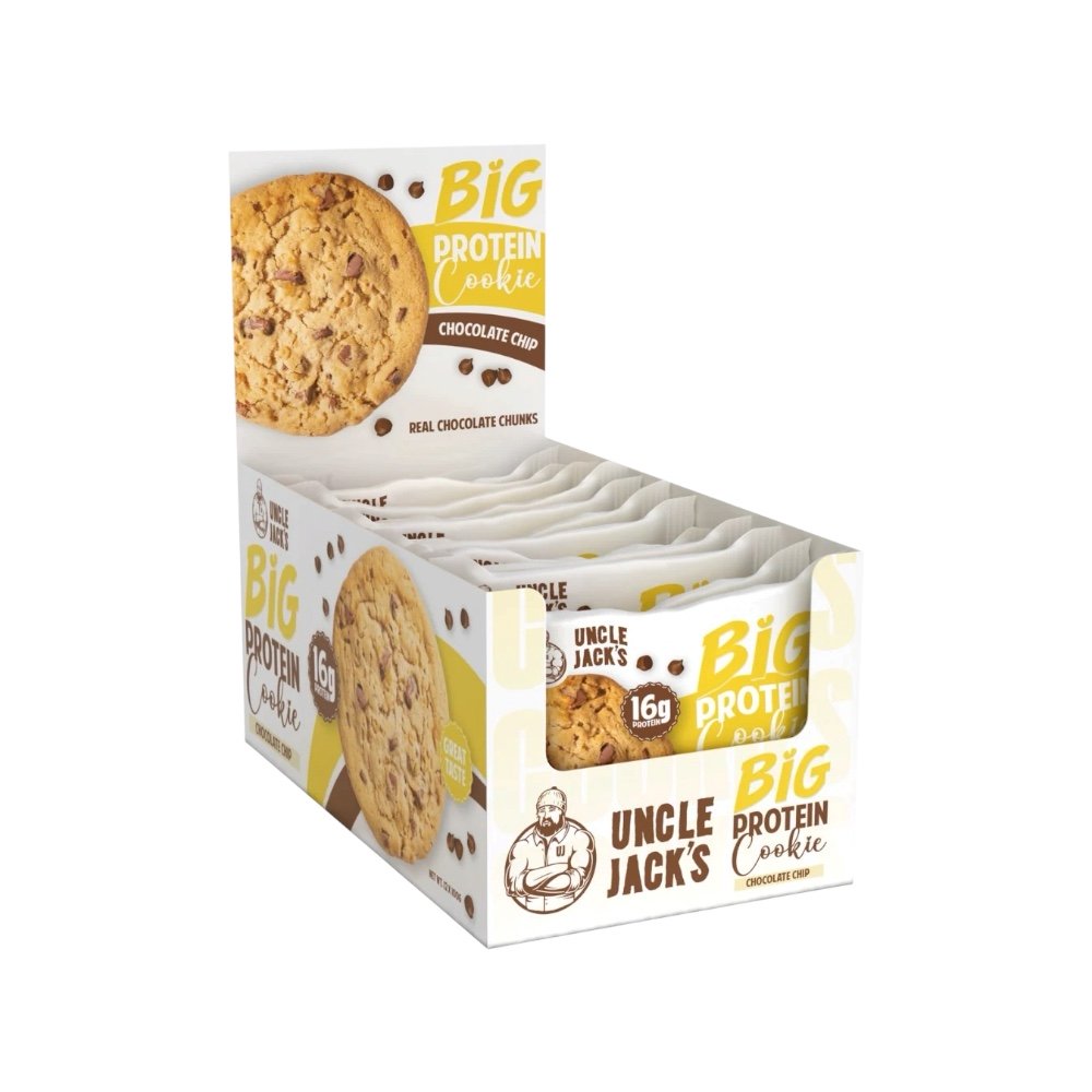 Chocolate Chip Big Protein Cookie Uncle Jacks 12x 100g