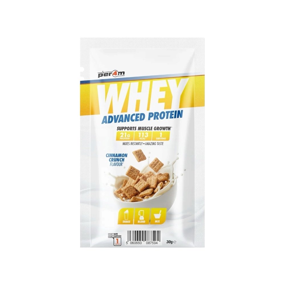 Cinnamon Crunch Per4m Better Whey Advanced Protein Sachet 30g
