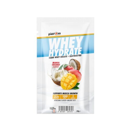 Mango Coconut Whey Hydrate Clear Whey Isolate Electrolytes Per4m Better 30g