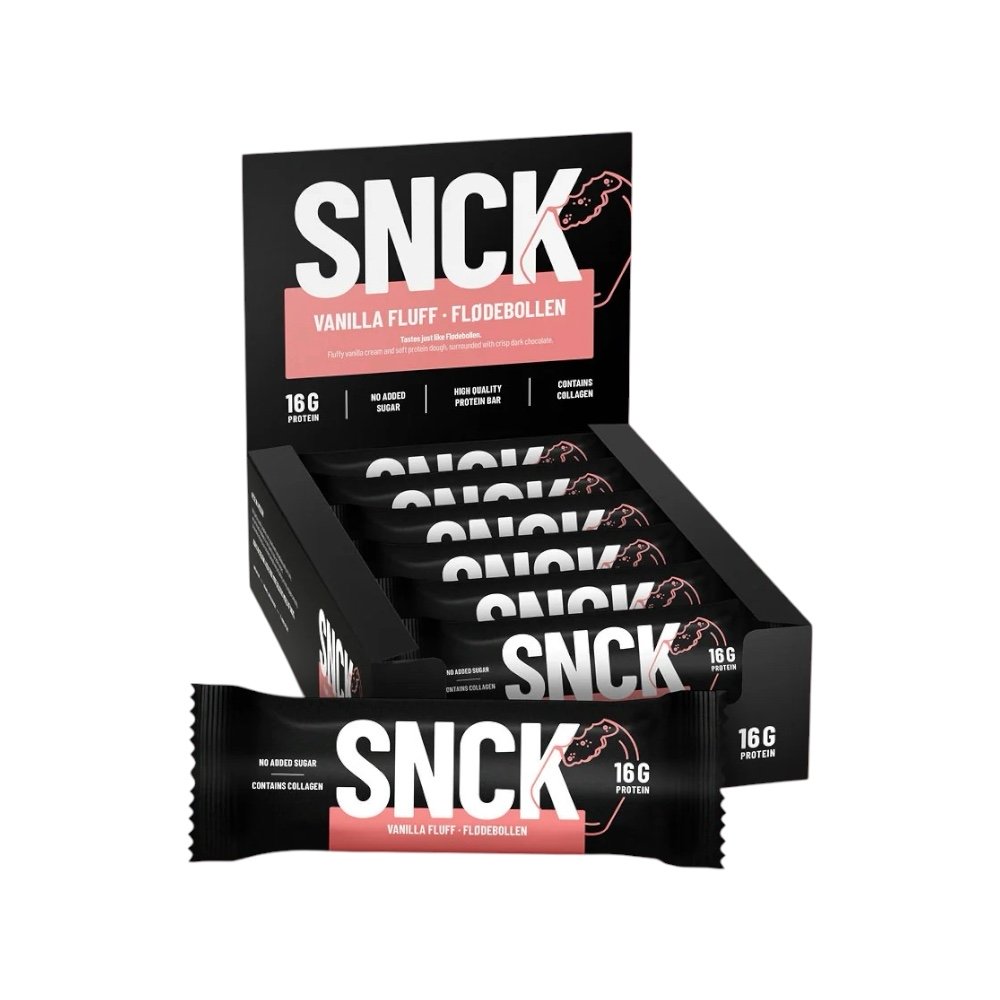 Vanilla Fluff Snck Protein Bars 12x 55g