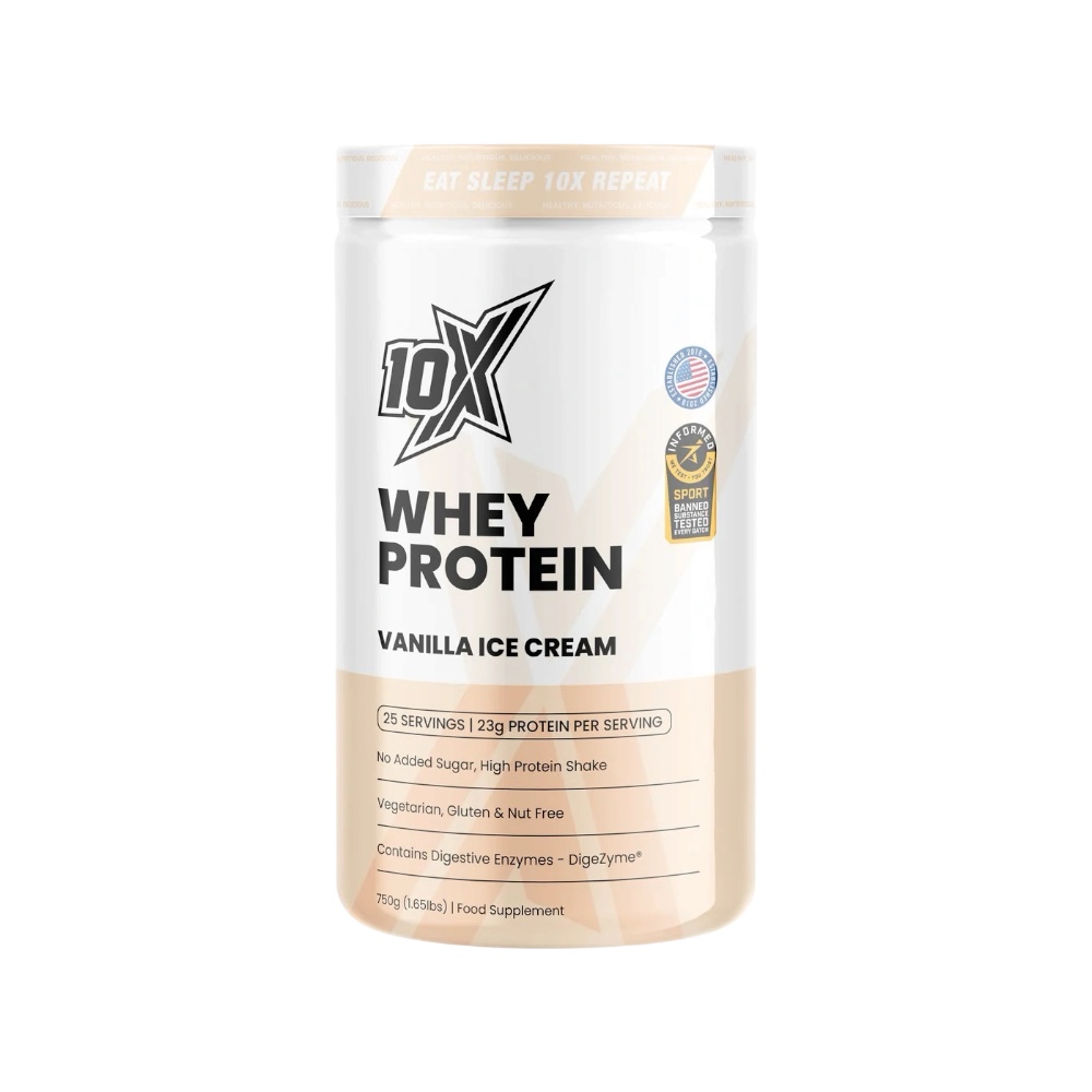 Vanilla Ice Cream Whey Protein 10x Athletic 750g
