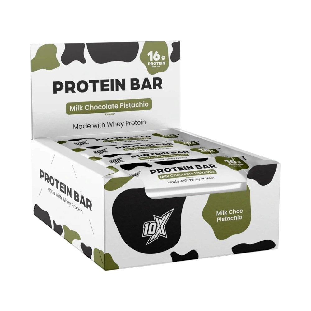 Milk Choc Pistachio 10x Athletic Protein Bars 12x55g