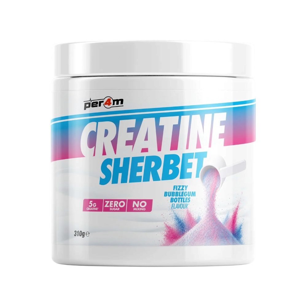 Fizzy Bubblegum Bottles Per4m Creatine Sherbet 310g