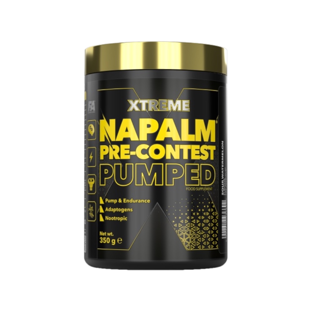 Napalm Extreme Pre Contest Pumped Preworkout Fa Fitness Authority 350g