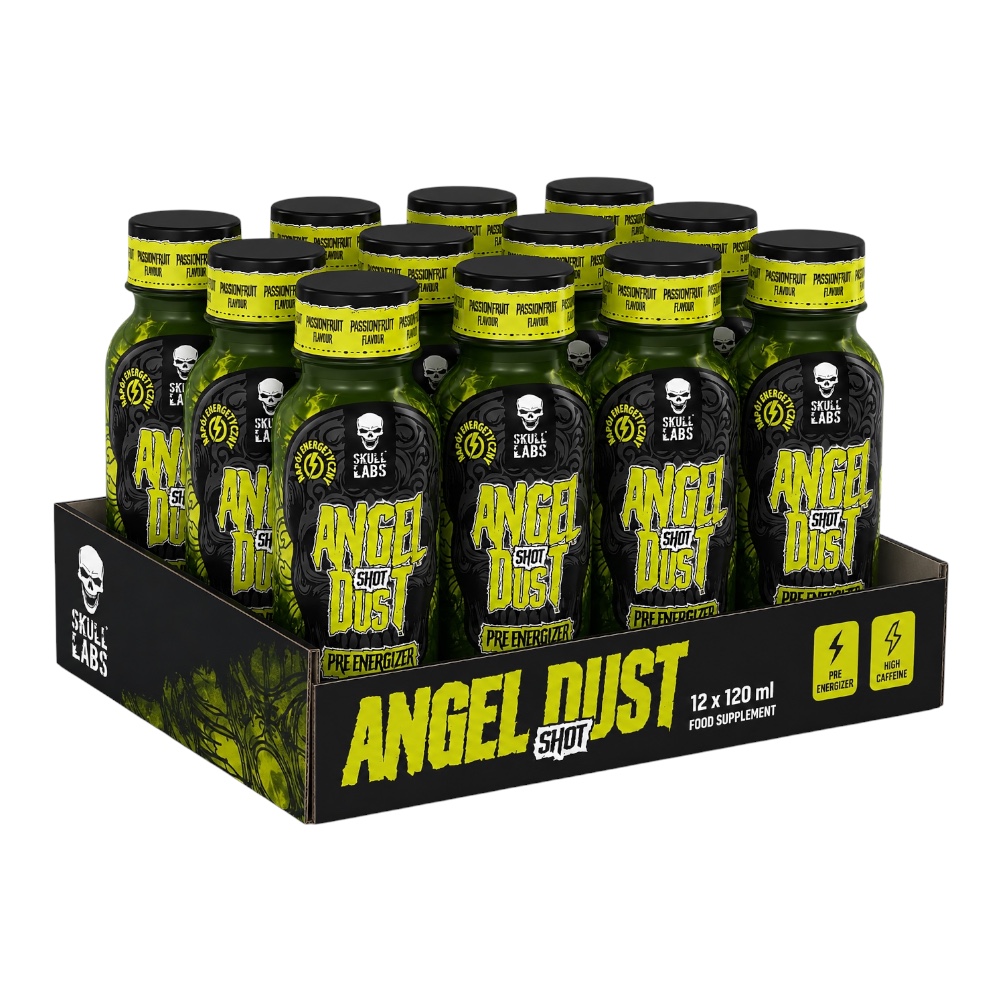 Passionfruit Passion Fruit Angel Dust Preworkout Shot Skull Labs New 12 X 120ml