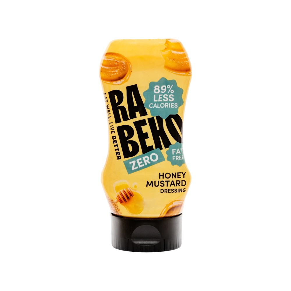 Honey Mustard Dressing Rabeko Zero Sauce Sugar Free New 350ml