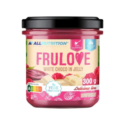 Raspberry Frulove White Choco In Jelly Allnutrition 300g