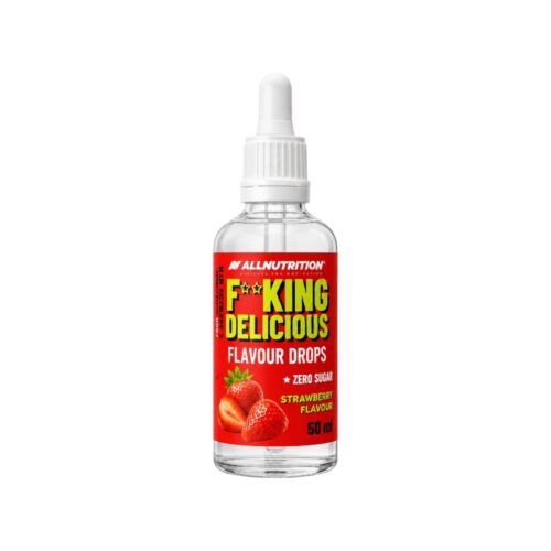 Strawberry Fitking Delicious Flavour Drops Allnutrition 50ml