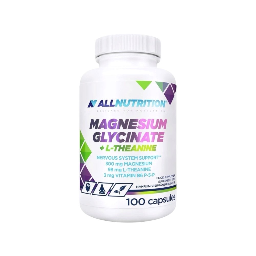 Magnesium Glycinate L Theanine Allnutrition 100 Capsules