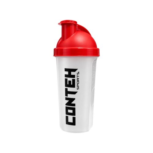Conteh Sports Plastic Shaker Red Cleare 600ml