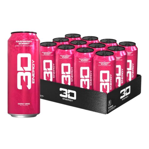 Raspberry Sorbet 3d Energy Drink 12 X 473ml