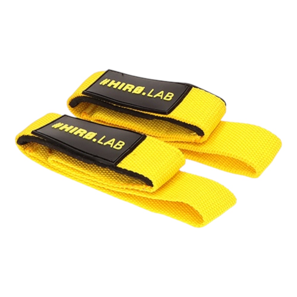 Lifting Straps Yellow Black Hiro Lab