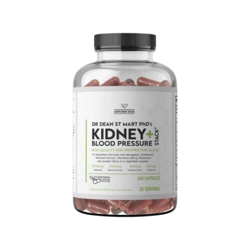 Kidney Blood Pressure Stack Supplements Needs 240 Capsules