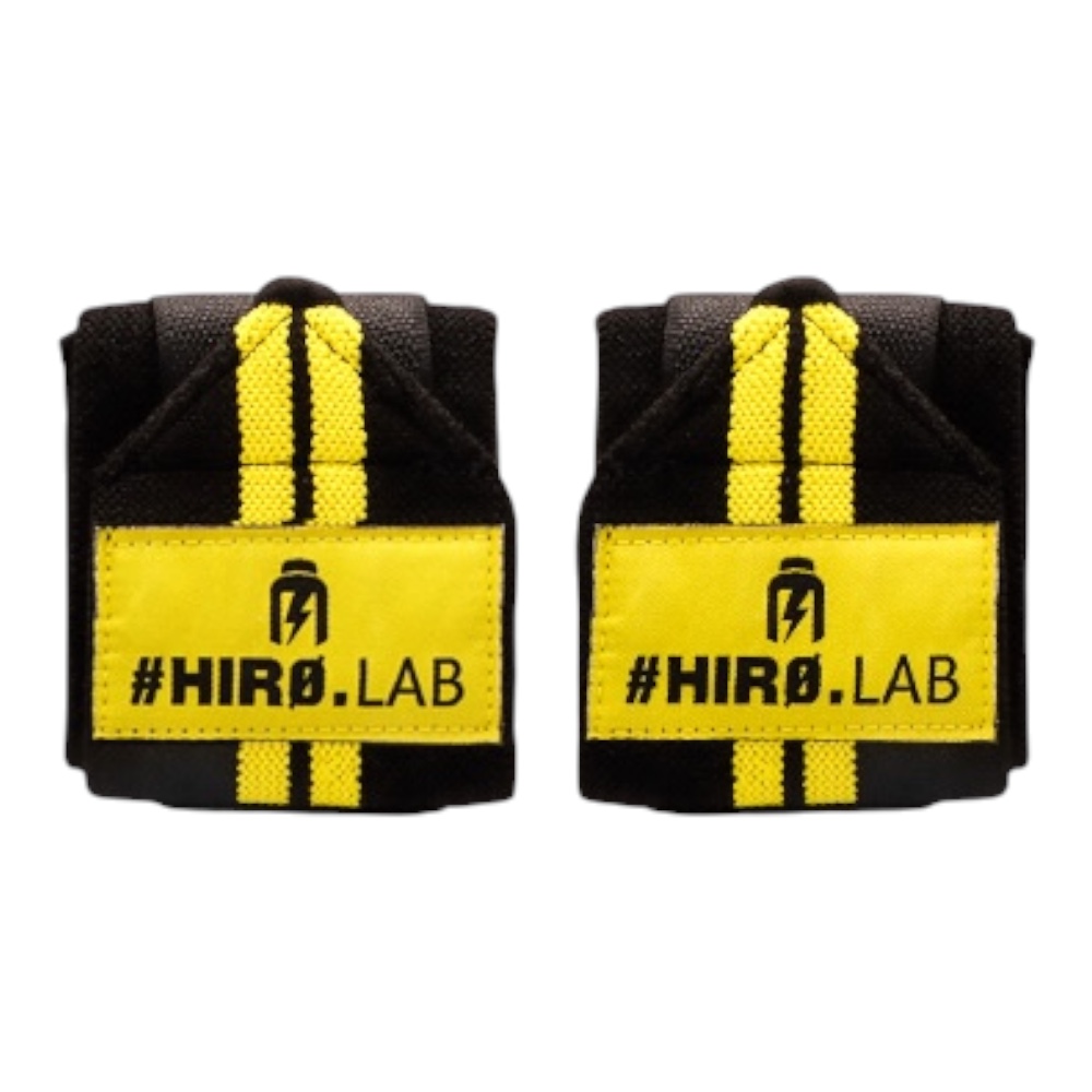 Wrist Wraps Hiro Lab Black Yellow
