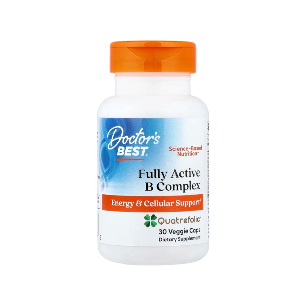 B Complex Fully Active Doctors Best 30 Veggie Capsules