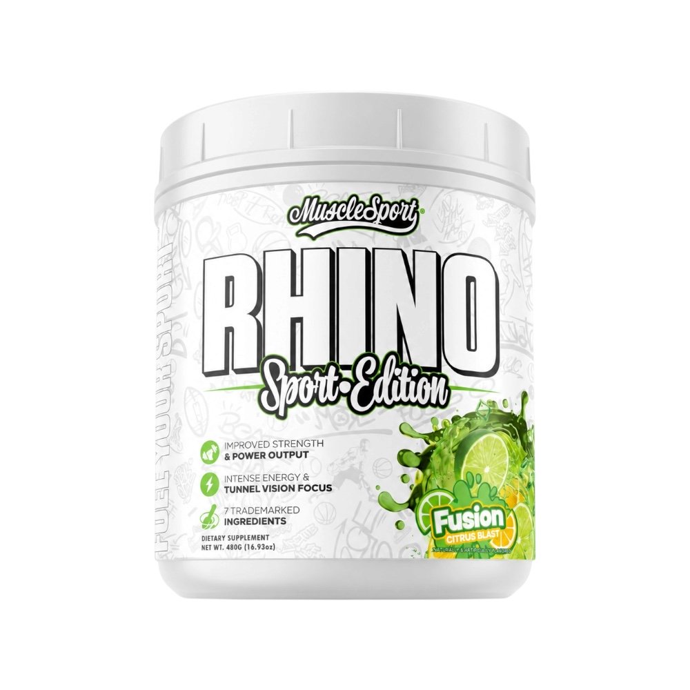 Fusion Citrus Blast Rhino Sport Edition Pre Workout Muscle Sport 480g