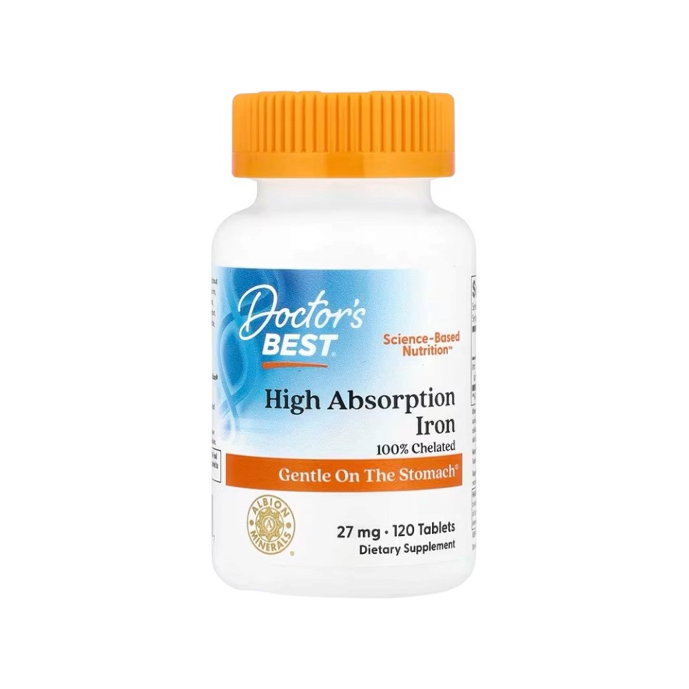 Iron High Absorption Doctors Best 120 Tablets
