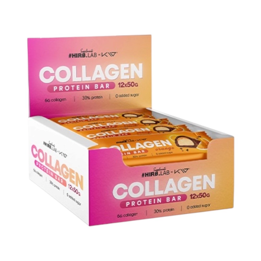Orange Collagen Protein Bar Hiro Lab 12 X 50g