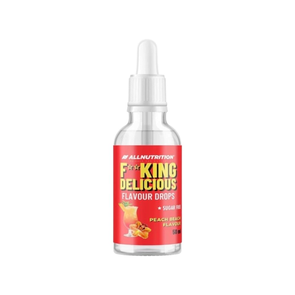 Peach Beach Fitking Delicious Flavour Drops Allnutrition 50ml